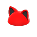 Animal Crossing Items flashy pointy-ear animal hat Red