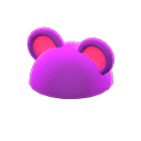 Animal Crossing Items flashy round-ear animal hat Purple