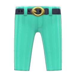 Animal Crossing Items Flashy Slacks Aquamarine