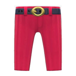 Animal Crossing Items Flashy Slacks Berry red