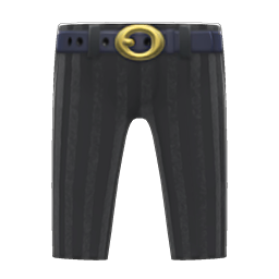 Animal Crossing Items Flashy Slacks Black