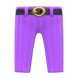 Animal Crossing Items Flashy Slacks Purple