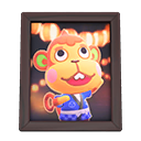 Animal Crossing Items Flip'S Photo Dark Wood