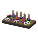 Animal Crossing Items Flower bed Dark brown