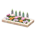 Animal Crossing Items Flower bed Pink-beige