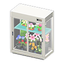 Animal Crossing Items Flower display case White