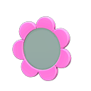 Animal Crossing Items Flower tabletop mirror Pink