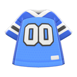 Animal Crossing Items Football Shirt Blue