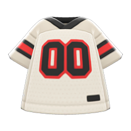 Animal Crossing Items Football Shirt White