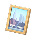 Animal Crossing Items Framed photo Cityscape photo Variation Natural