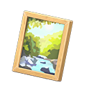 Animal Crossing Items Framed photo Mountain photo Variation Natural