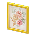 Animal Crossing Items Framed poster Flowers Poster design Yellow