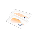 Animal Crossing Items Fresh-food trays None Stickers Salmon