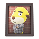 Animal Crossing Items Frett's photo Dark wood