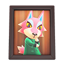 Animal Crossing Items Freya'S Photo Dark Wood