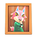 Animal Crossing Items Freya'S Photo Natural Wood