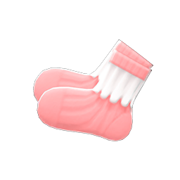 Animal Crossing Items Frilly Socks Pink