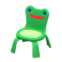 Animal Crossing Items Froggy chair Green