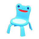 Animal Crossing Items Froggy chair Light blue