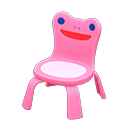 Animal Crossing Items Froggy chair Pink