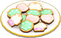 Animal Crossing Items Switch Frosted cookies