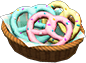 Animal Crossing Items Switch Recipe frosted pretzels