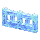 Animal Crossing Items Frozen fence Ice blue