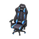 Animal Crossing Items Gaming chair Black & blue