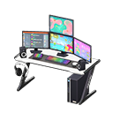 Animal Crossing Items Gaming desk First-person game Monitors White