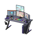 Animal Crossing Items Gaming desk Online roleplaying game Monitors Black