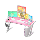 Animal Crossing Items Gaming desk Rhythm game Monitors Pink