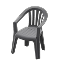 Animal Crossing Items Garden chair Black