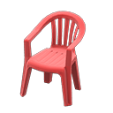 Animal Crossing Items Garden chair Red