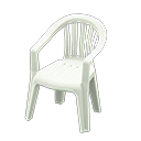 Animal Crossing Items Garden chair White