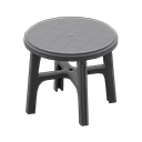 Animal Crossing Items Garden table Black