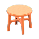 Animal Crossing Items Garden table Orange