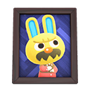 Animal Crossing Items Gaston'S Photo Dark Wood