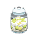 Animal Crossing Items Glass jar None Label Fruit syrup