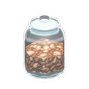 Animal Crossing Items Glass jar None Label Nuts