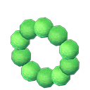 Animal Crossing Items Glowing-moss wreath Turquoise