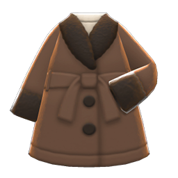 Animal Crossing Items Gown Coat Brown