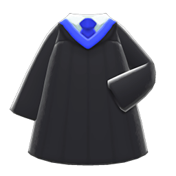 Animal Crossing Items Graduation Gown Blue