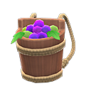 Animal Crossing Items Switch grape-harvest basket (Brown)