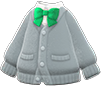 Animal Crossing Items Switch Gray cardigan school uniform top