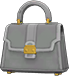 Animal Crossing Items Switch Gray pleather handbag