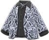 Animal Crossing Items Switch Gray python-print jacket