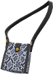 Animal Crossing Items Switch Gray python-print shoulder bag