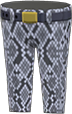 Animal Crossing Items Switch Gray python-print slacks