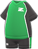 Animal Crossing Items Switch Green athletic outfit