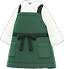 Animal Crossing Items Switch Green barista uniform